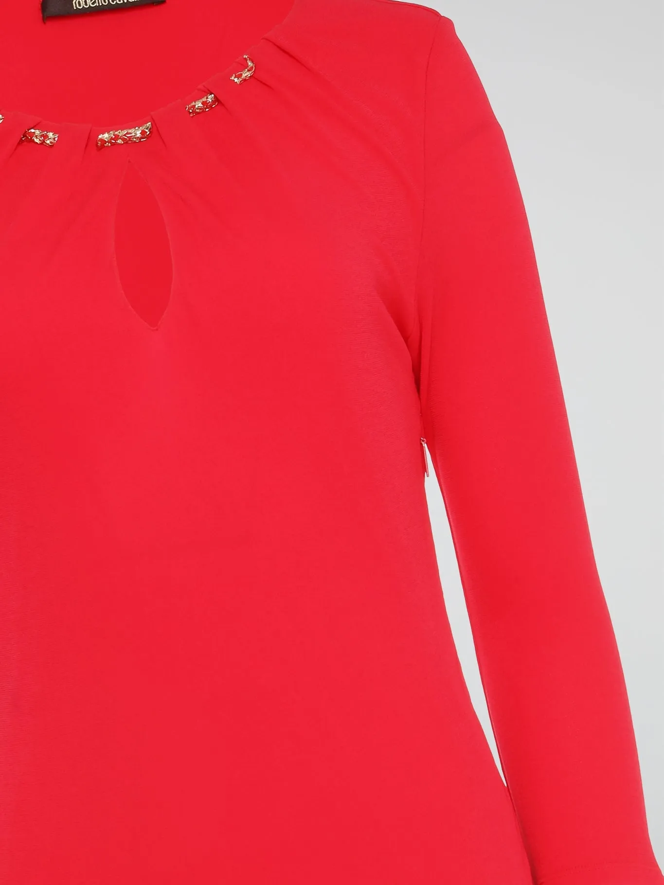 Red Keyhole Dress