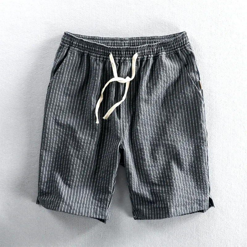 Relaxed Bold Stripes Shorts