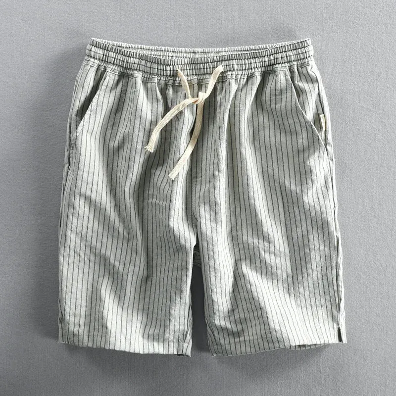 Relaxed Bold Stripes Shorts