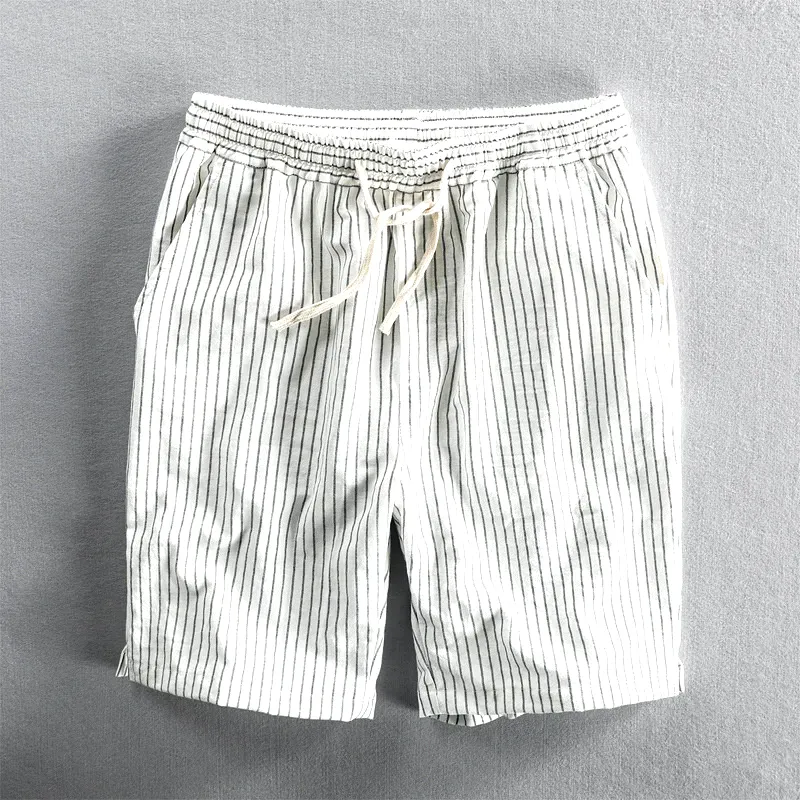 Relaxed Bold Stripes Shorts