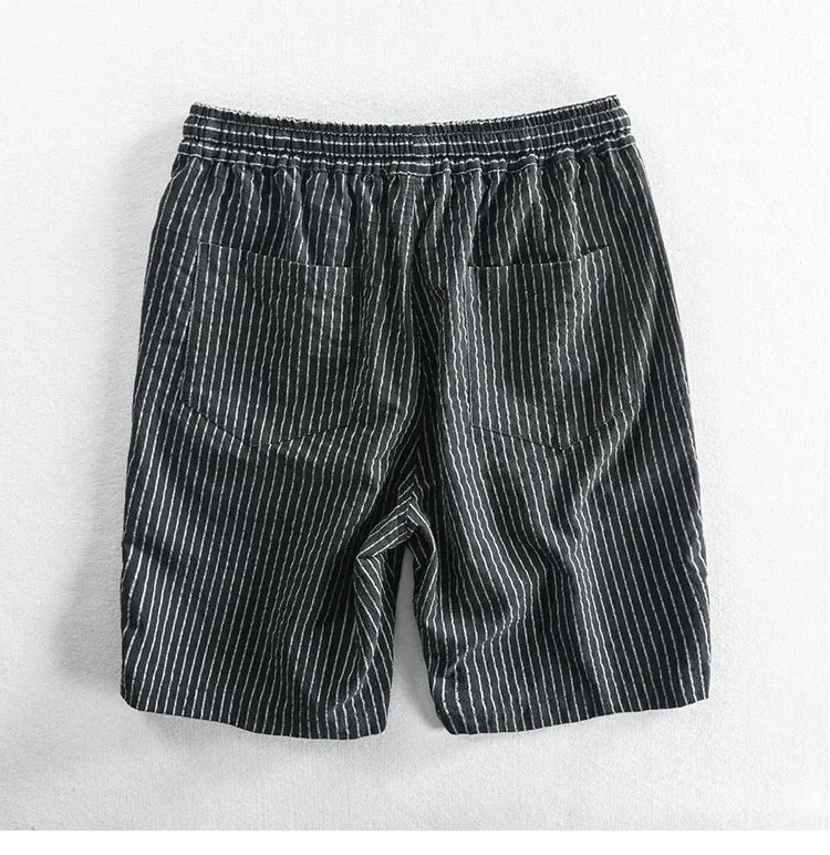 Relaxed Bold Stripes Shorts