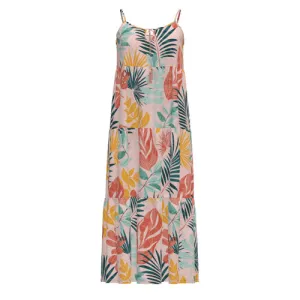 Resort Carina - Pink Teal Orange Tropical Print