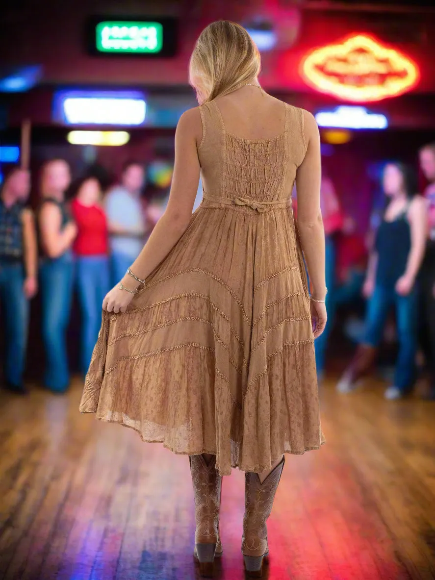 Romance at Yellowstone Beige Dress