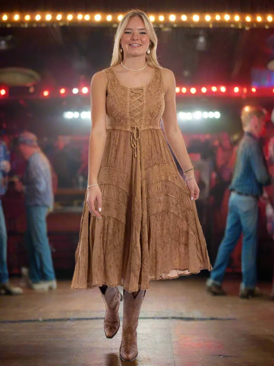 Romance at Yellowstone Beige Dress