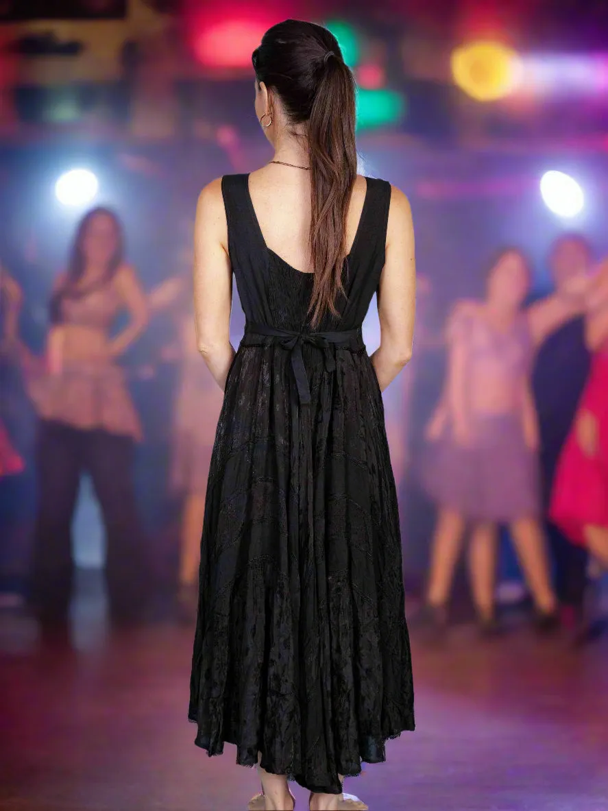Romance at Yellowstone Black Dress