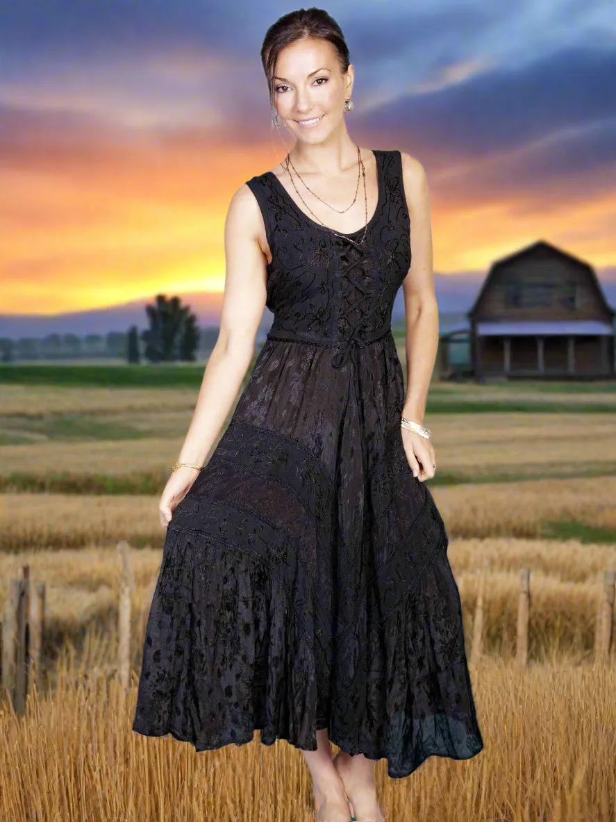 Romance at Yellowstone Black Dress