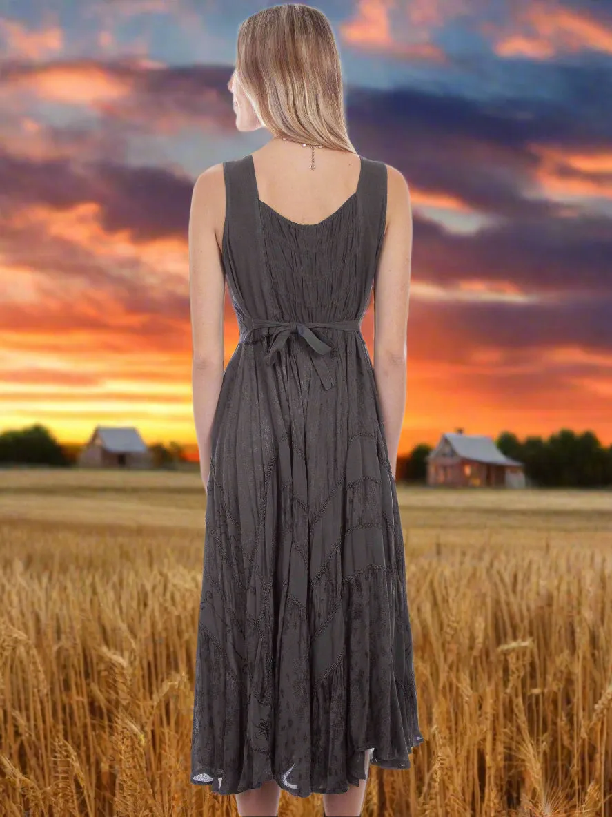 Romance at Yellowstone Gun Metal  Dress
