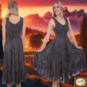 Romance at Yellowstone Gun Metal  Dress