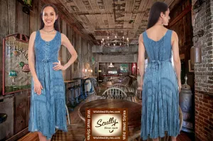 Romance at Yellowstone Light Denim Color Dress