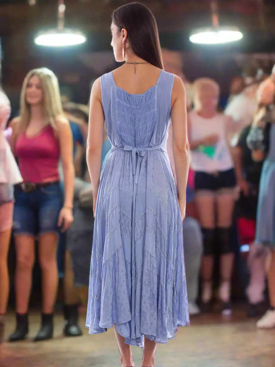 Romance at Yellowstone Light Sky Blue Dress