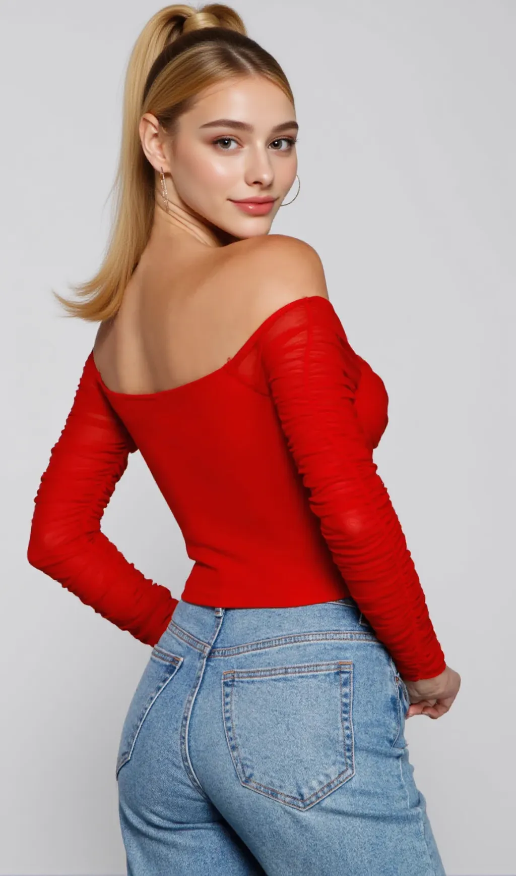 Ruched Moment Cropped Bustier
