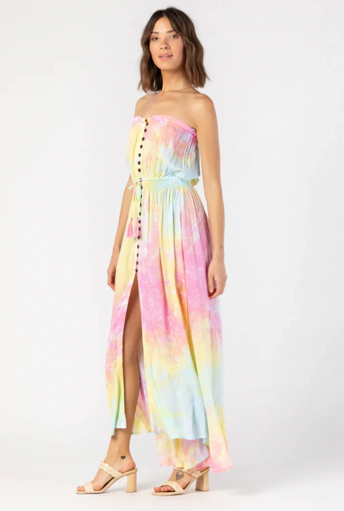 Ryden Maxi Dress | Pastel Clouds