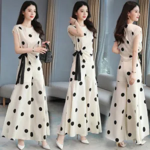 SAIYARA - Womens Summer Suit Wide Leg Pants Skirt Two Piece Sets