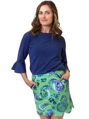 Sassy Scallop Skort Paisleys Garden