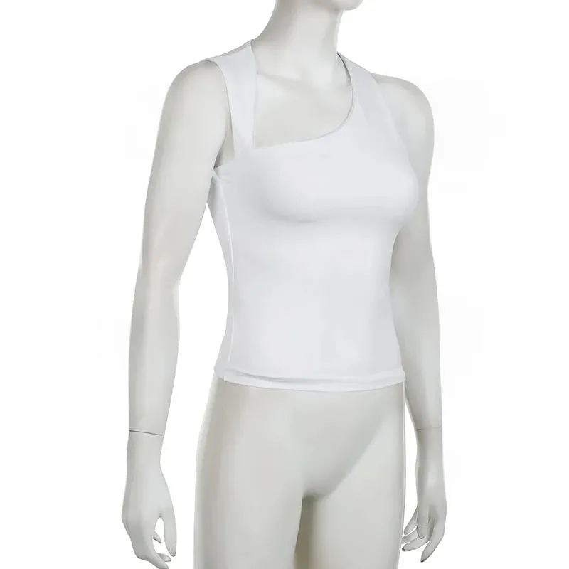 Seamless Asymmetric Tank Top