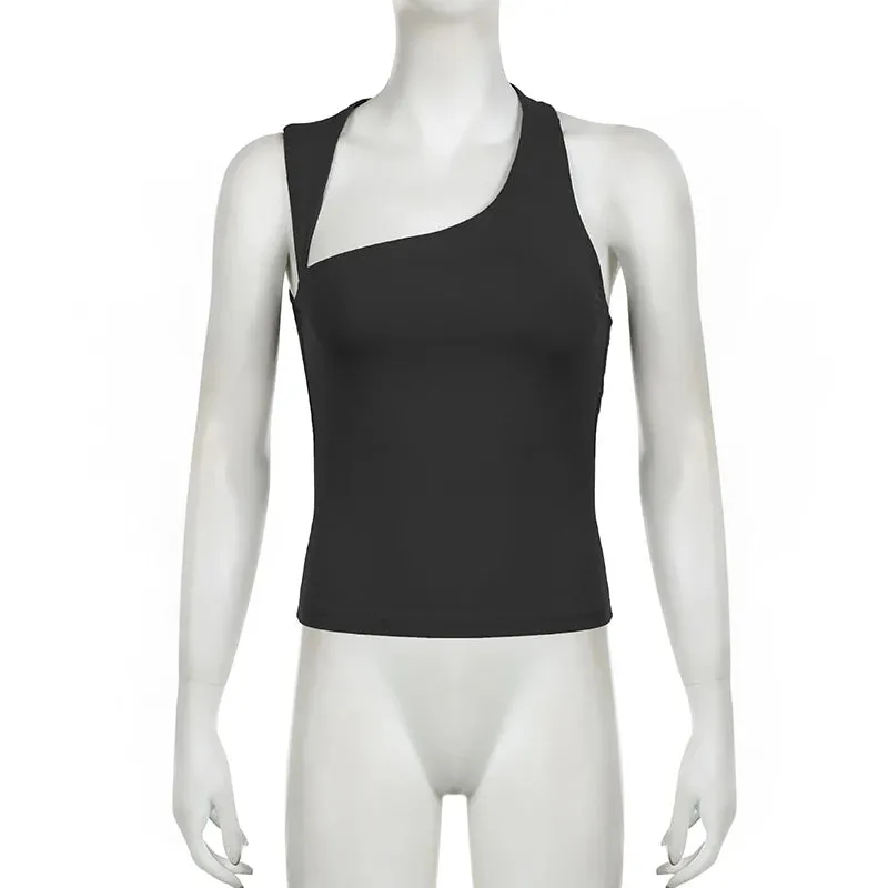 Seamless Asymmetric Tank Top