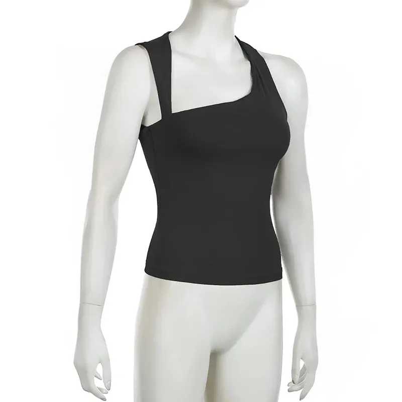 Seamless Asymmetric Tank Top