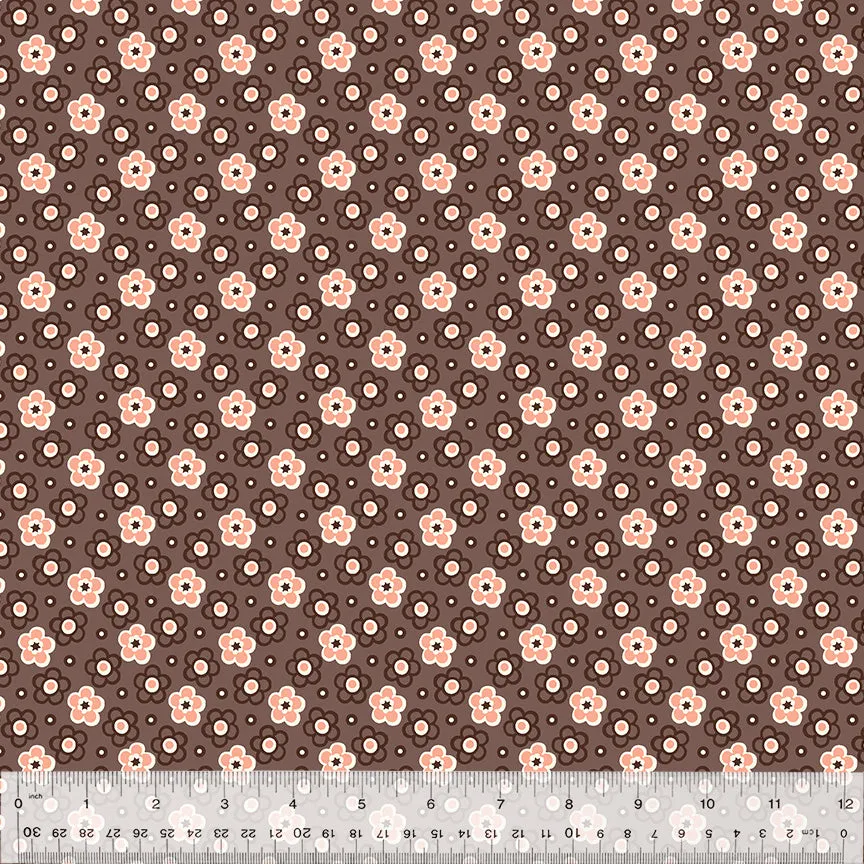 Shadow Posy in Plum -- BONNY by Denyse Schmidt --- Windham Fabrics