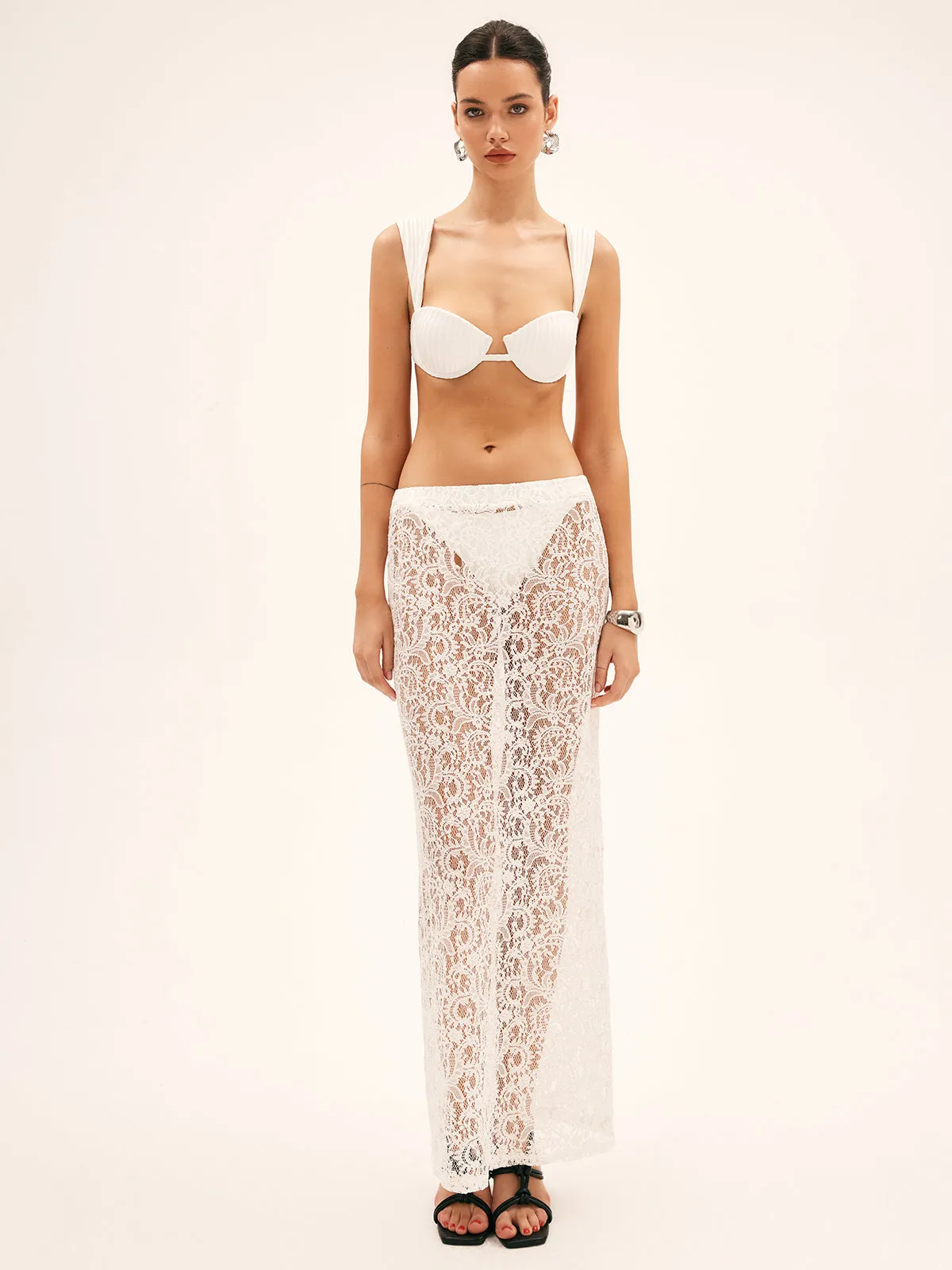 Sheer Lace Cover Up
