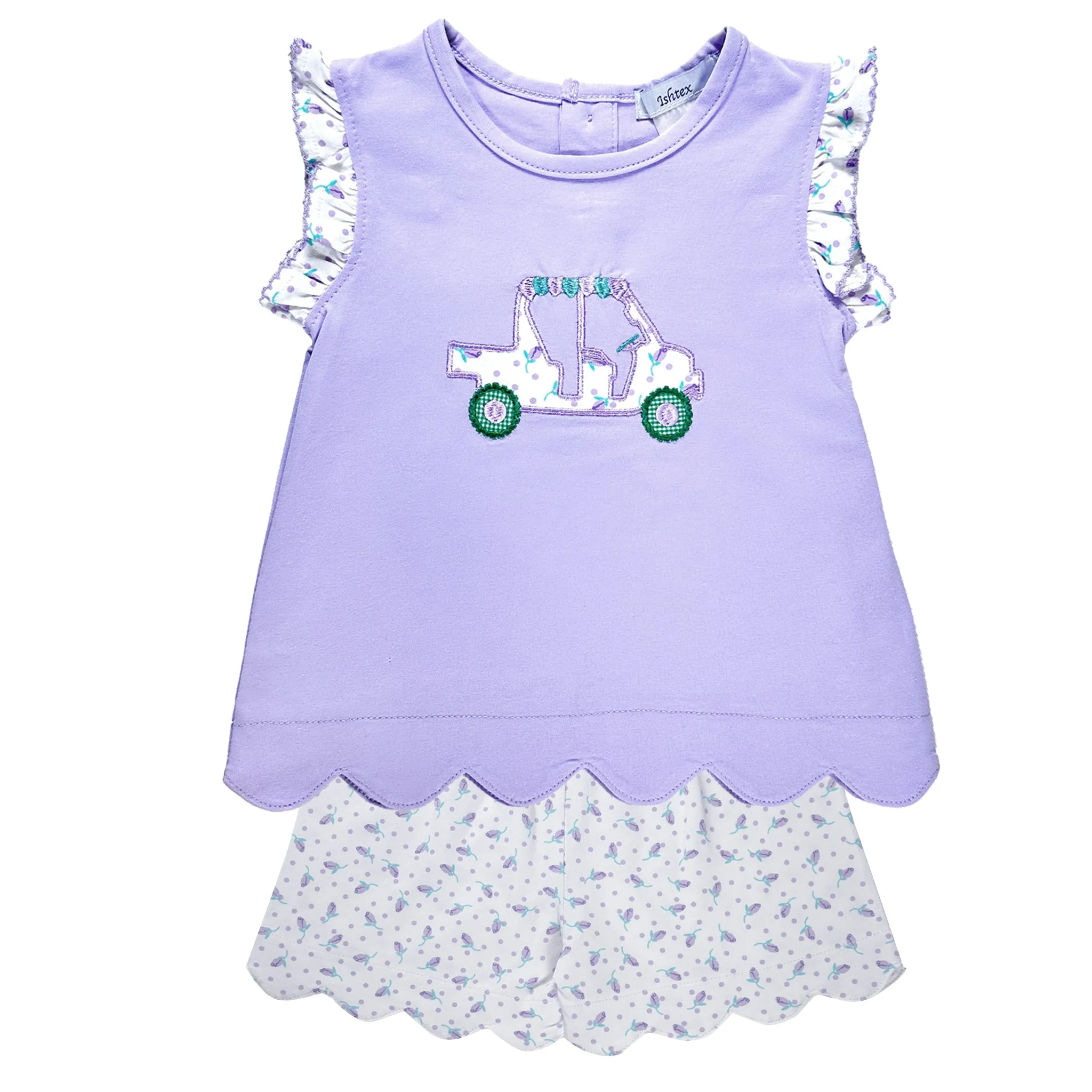 Side by Side Girl's Shorts Set