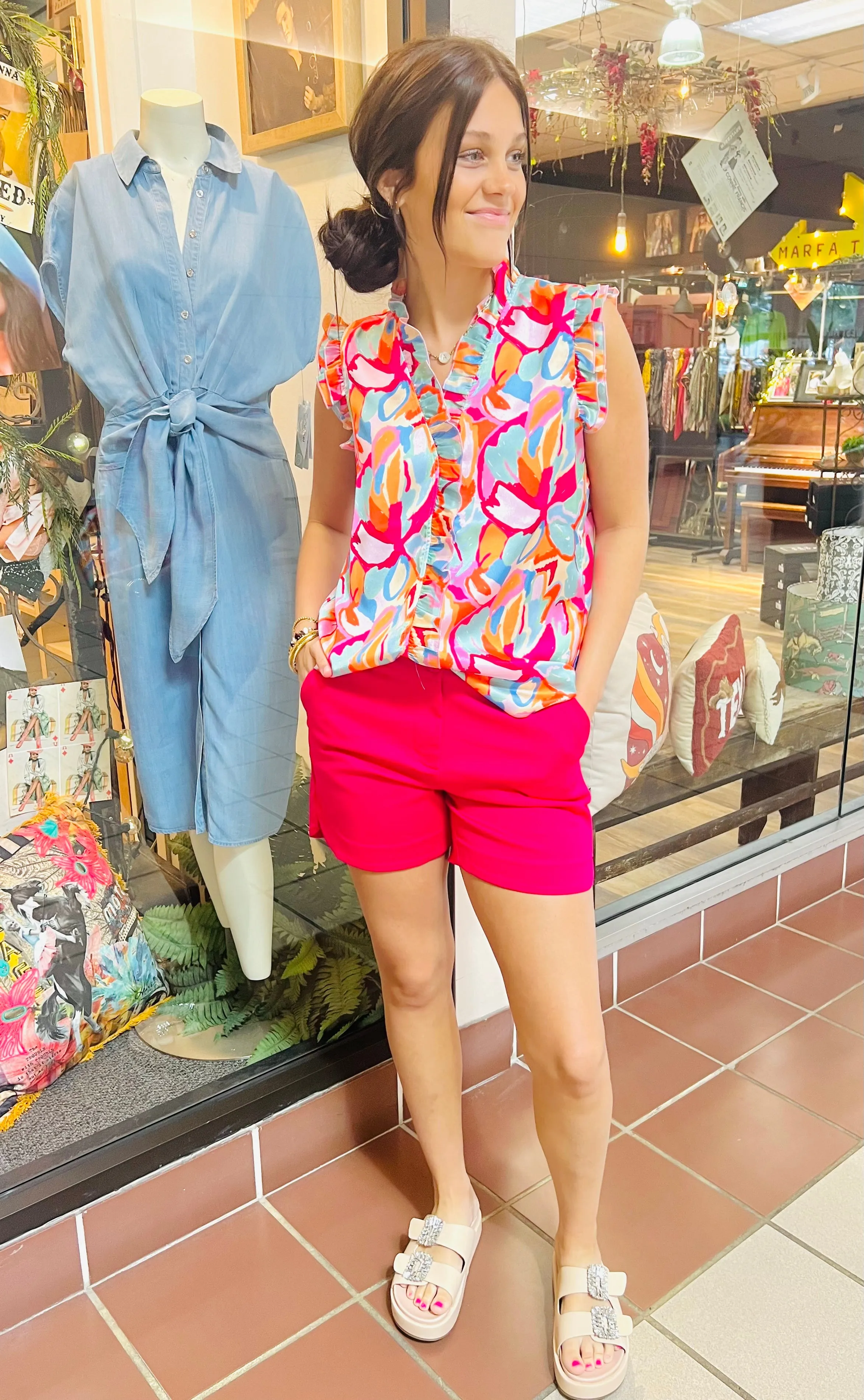 Side-Round Shorts by Jade - Two Color Options
