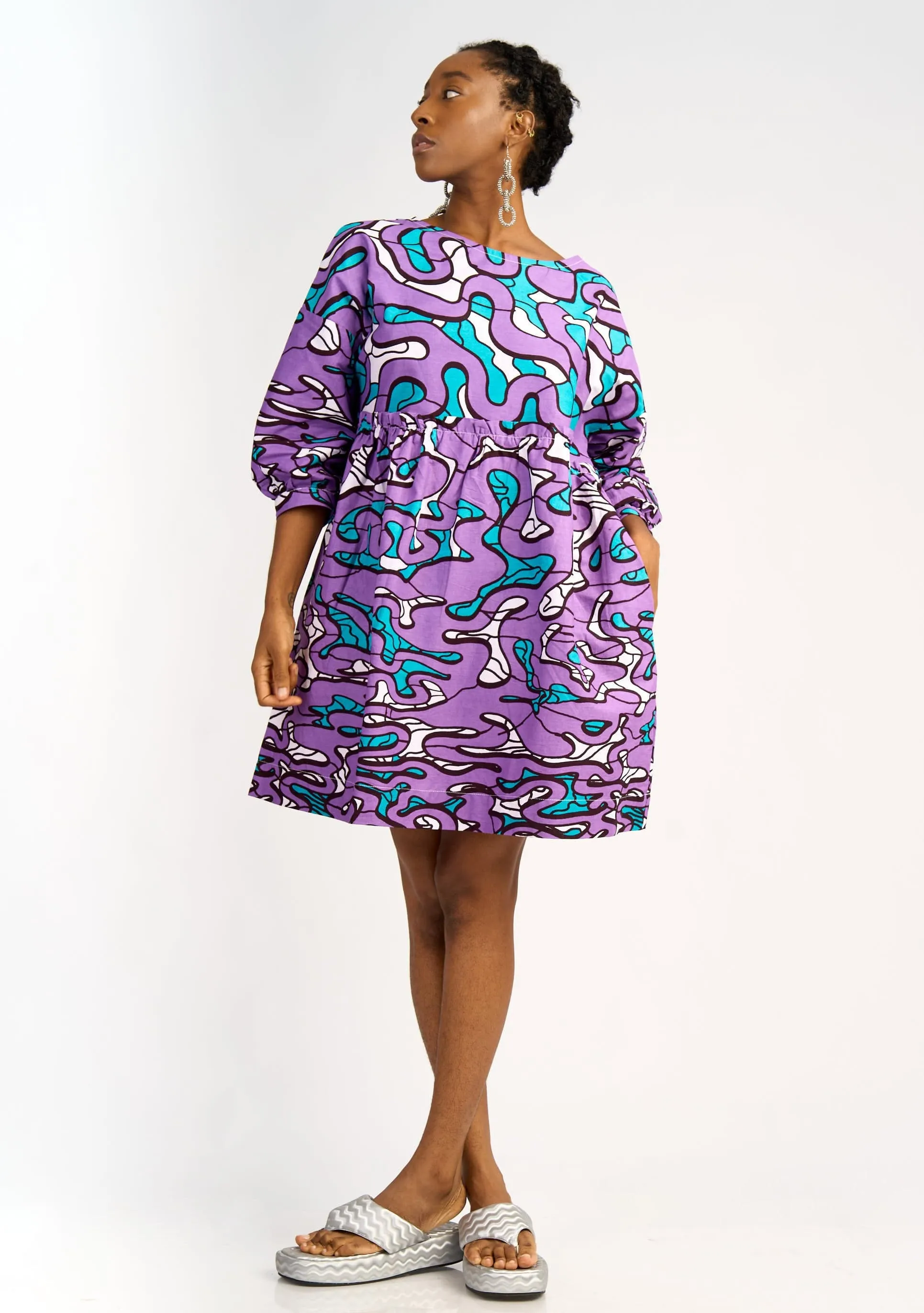 Smock Dress - Maps