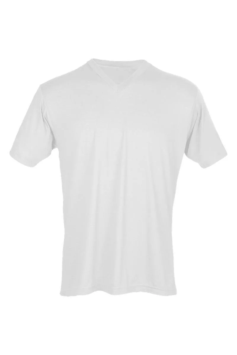 Softball Love Unisex Poly-Rich Blend V-Neck Tee