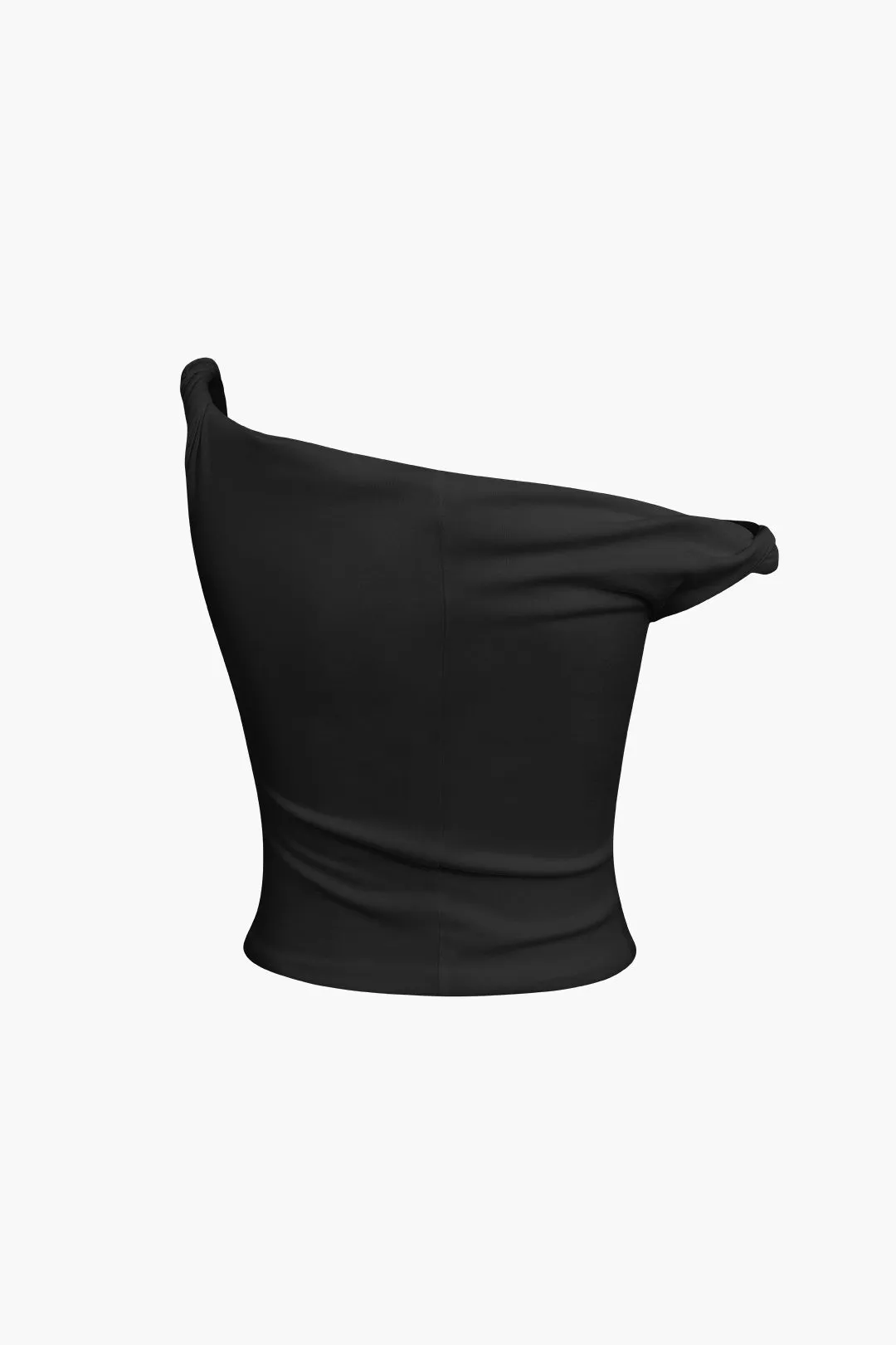 Solid Vintage Asymmetric Twist Cami Top 