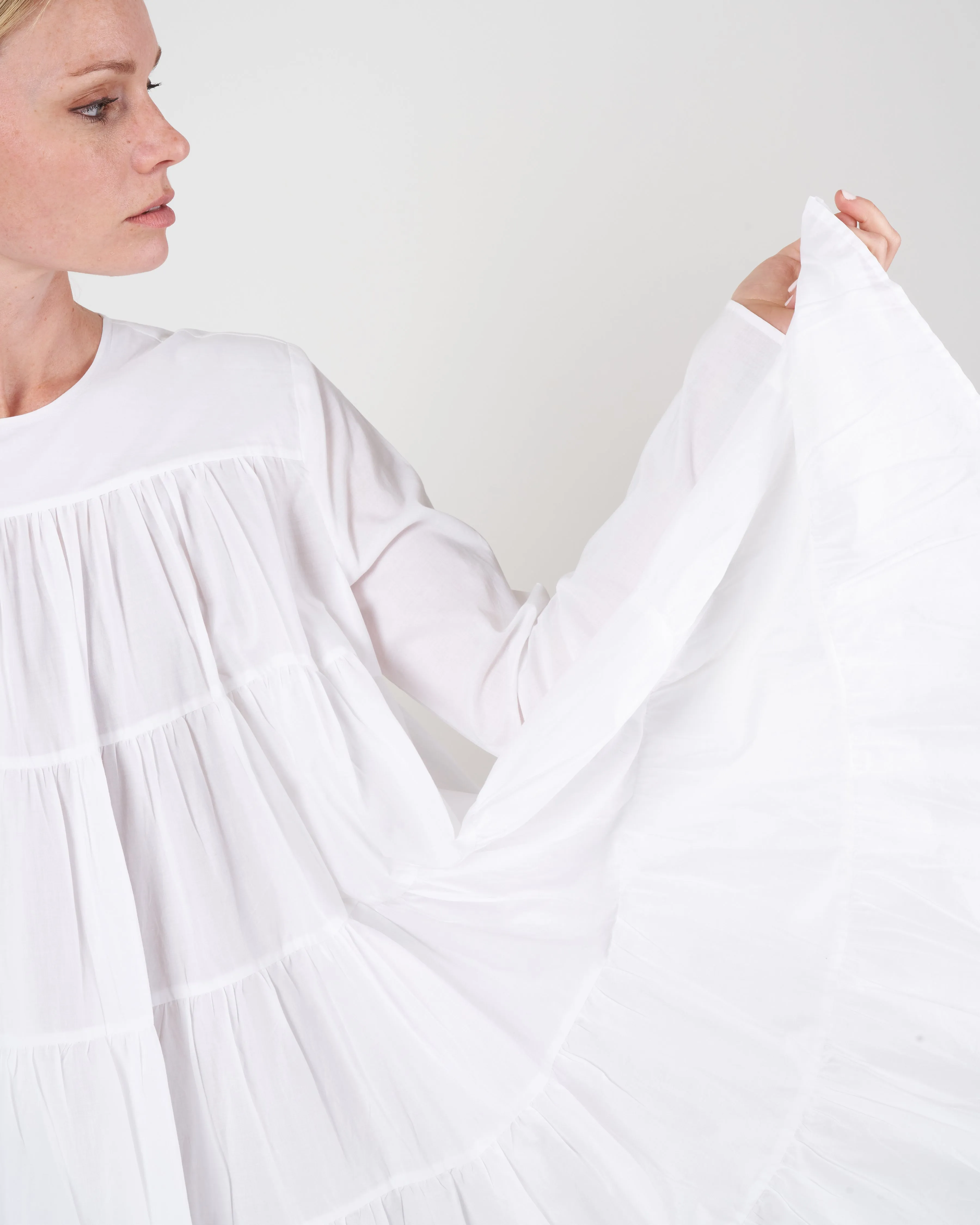 soliman dress - white