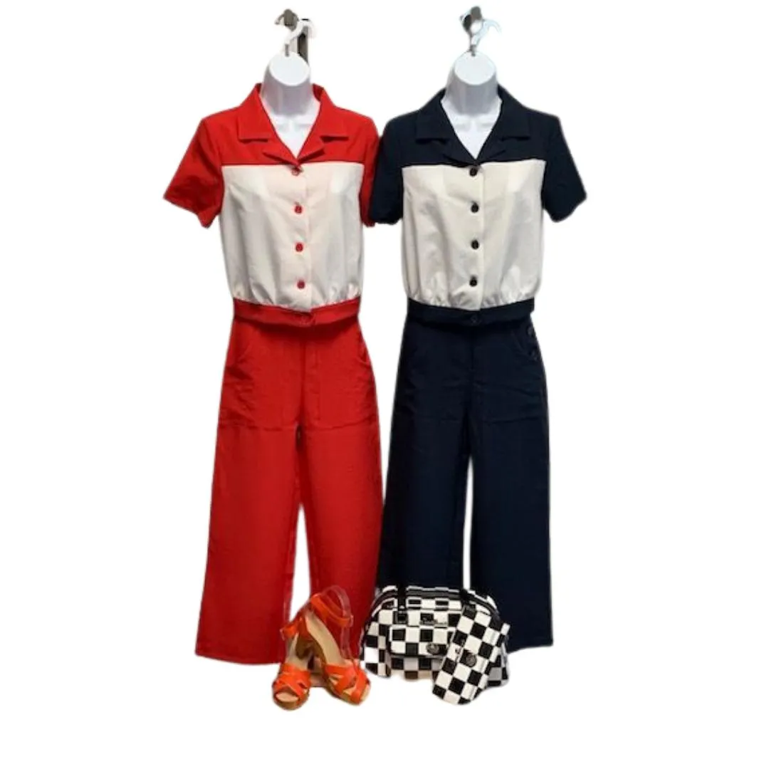 Star Struck Clothing Culottes in Red