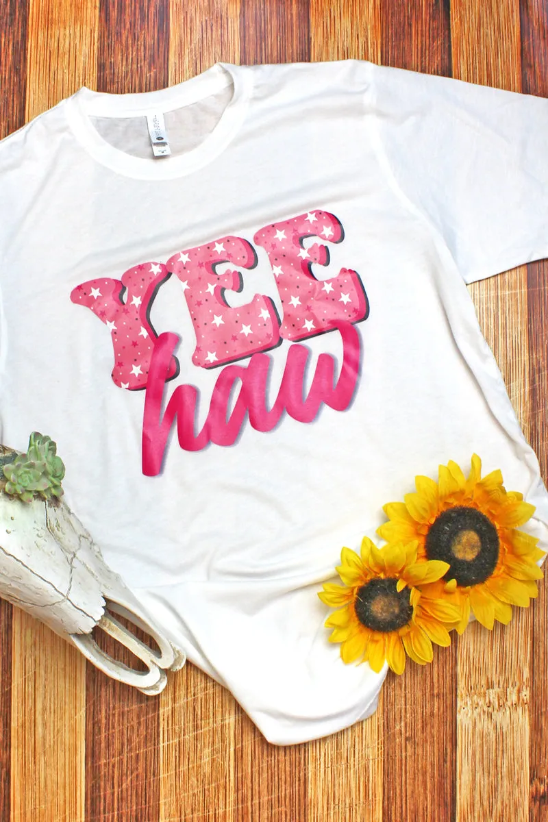 Starry Yeehaw Poly/Cotton Tee