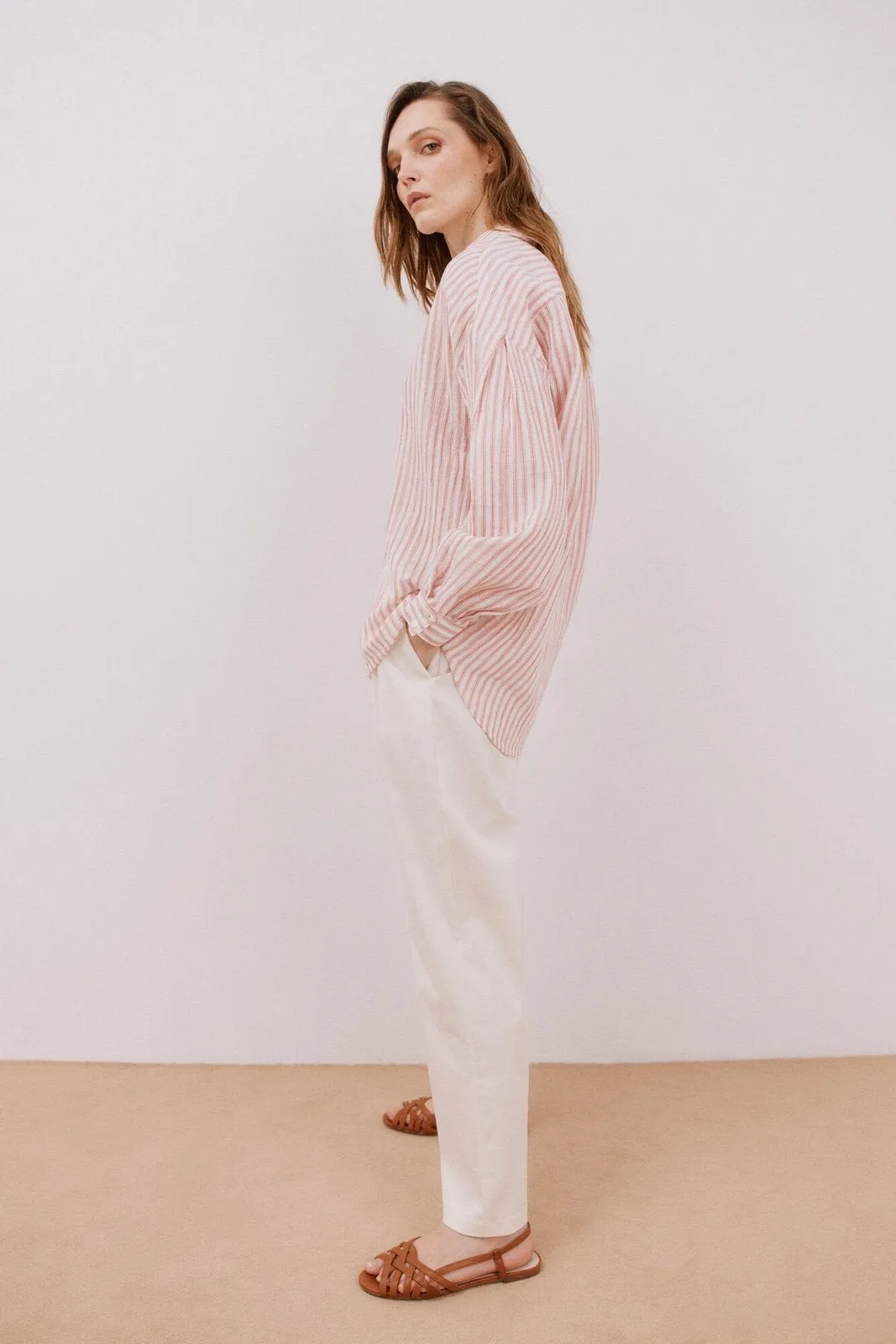Striped shirt - White Print