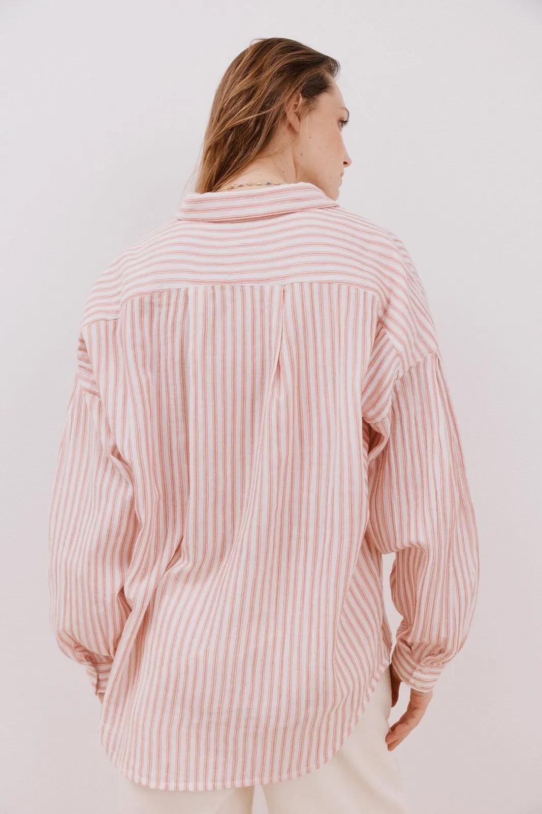 Striped shirt - White Print