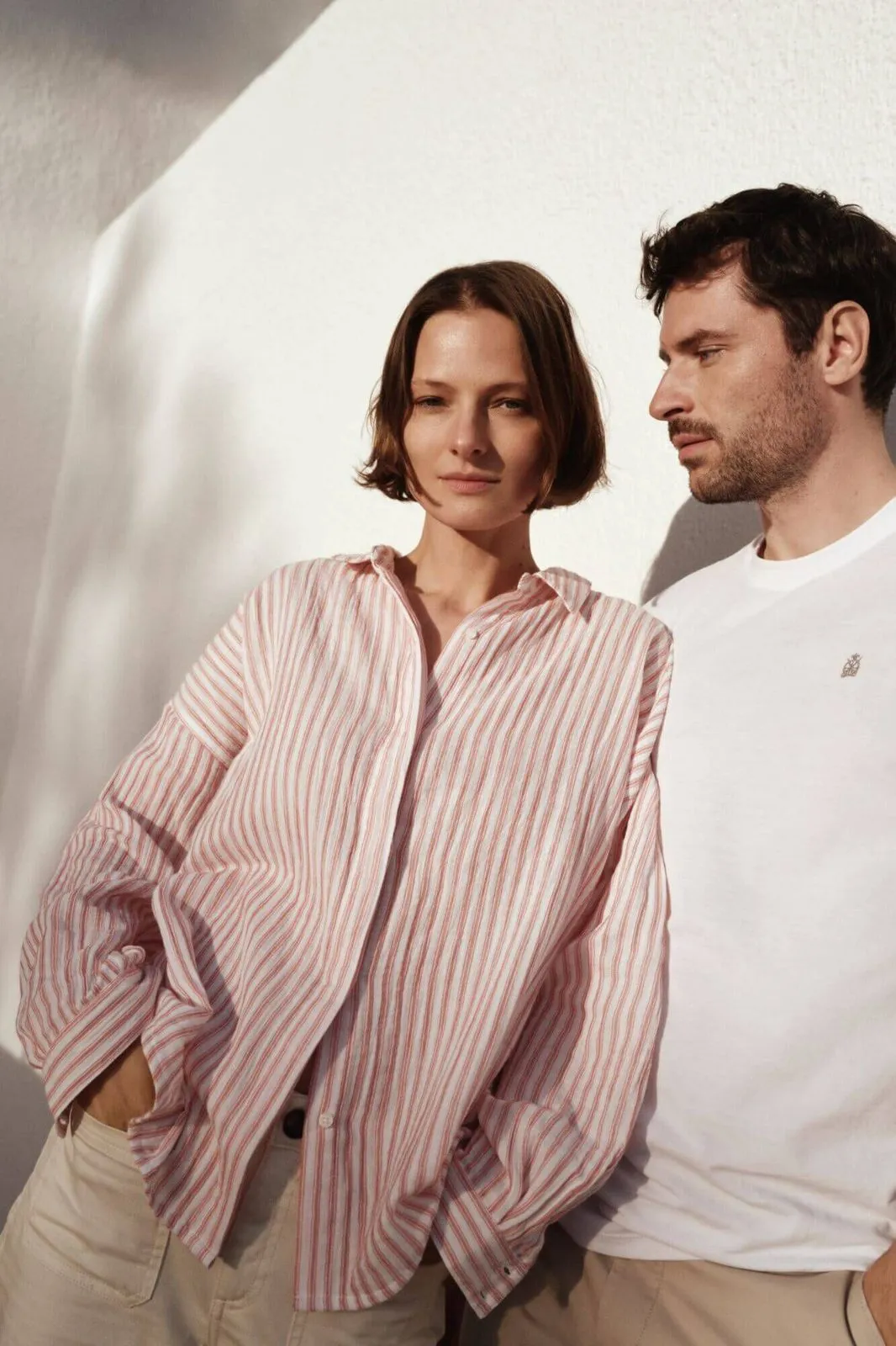 Striped shirt - White Print