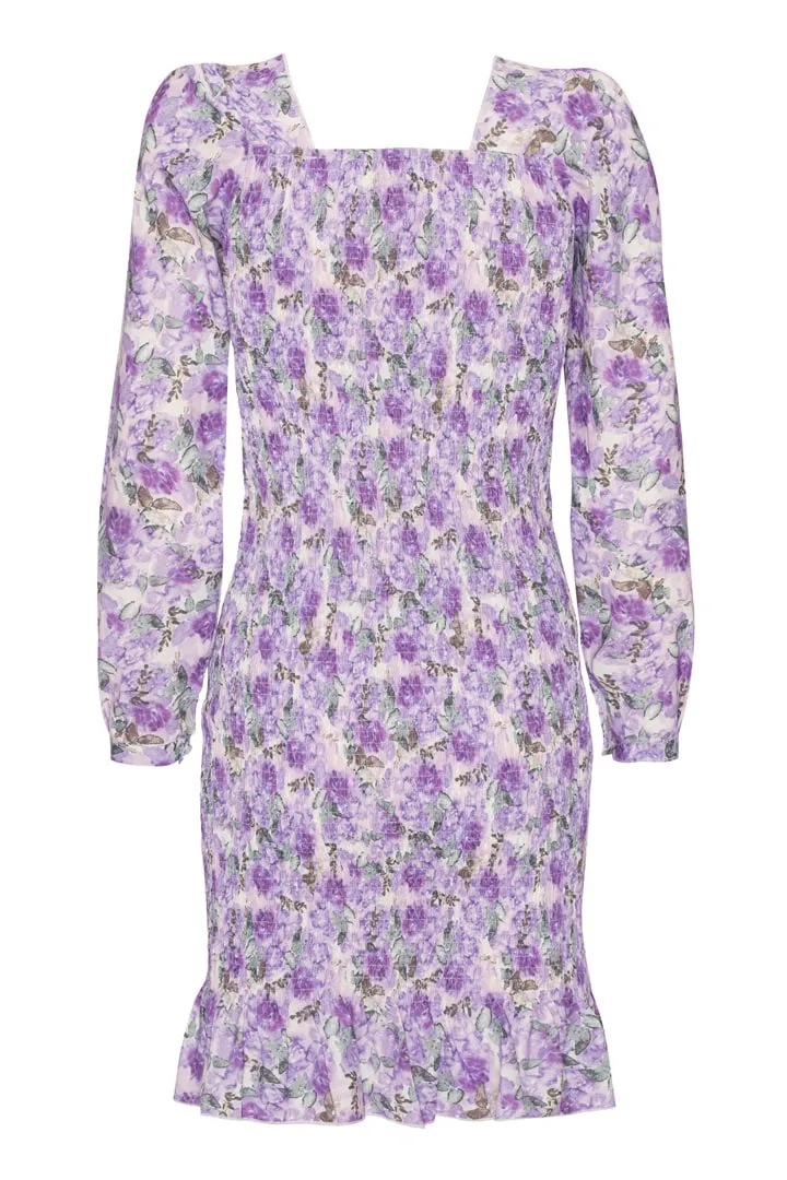 SullyIC Smock Kjole - Lavendel