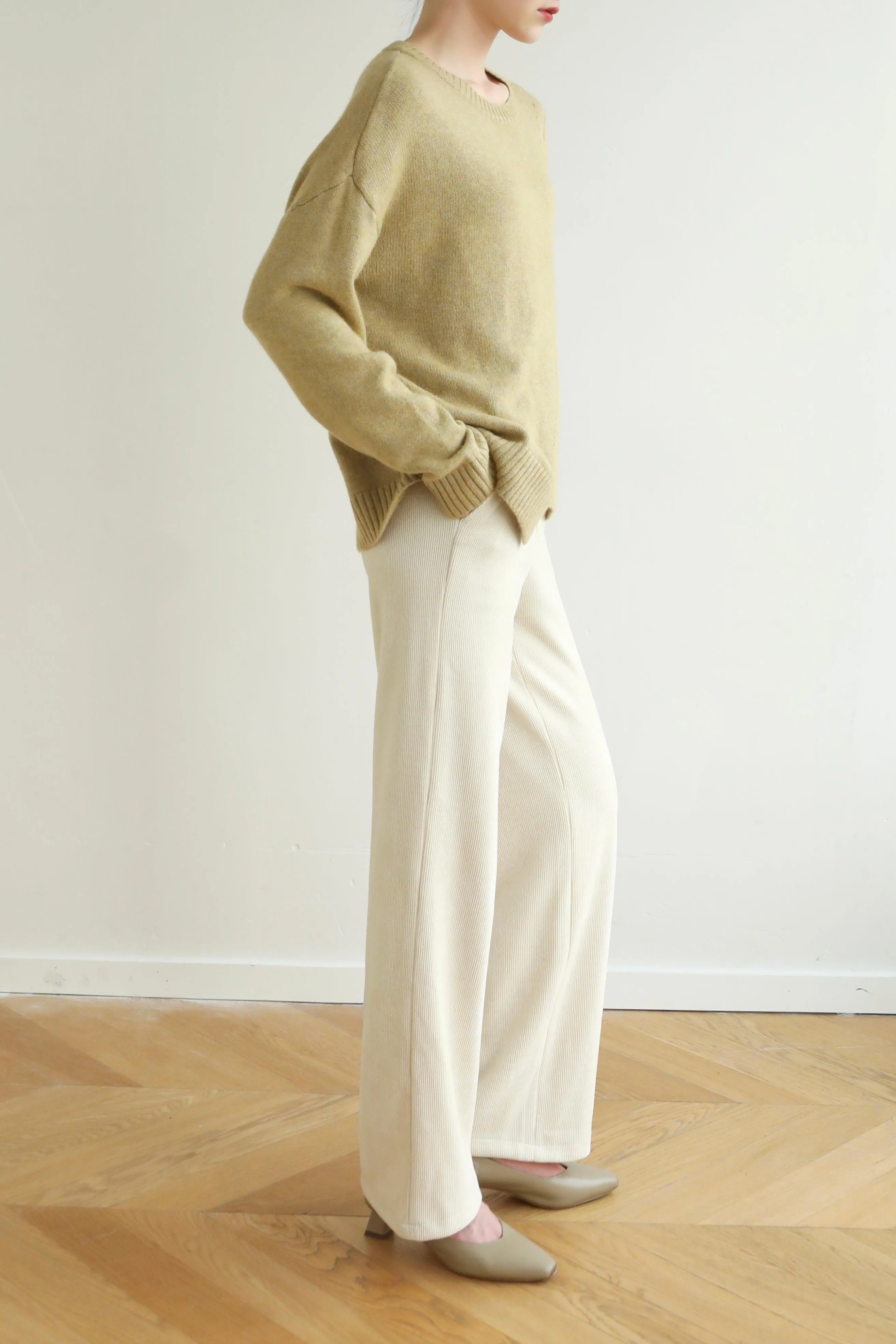 Sunday Groove Cashmere Blend Sweater - Ginger