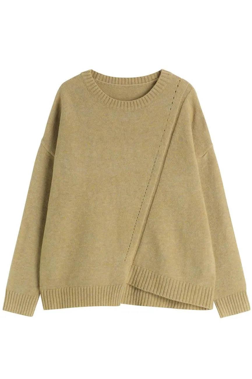 Sunday Groove Cashmere Blend Sweater - Ginger