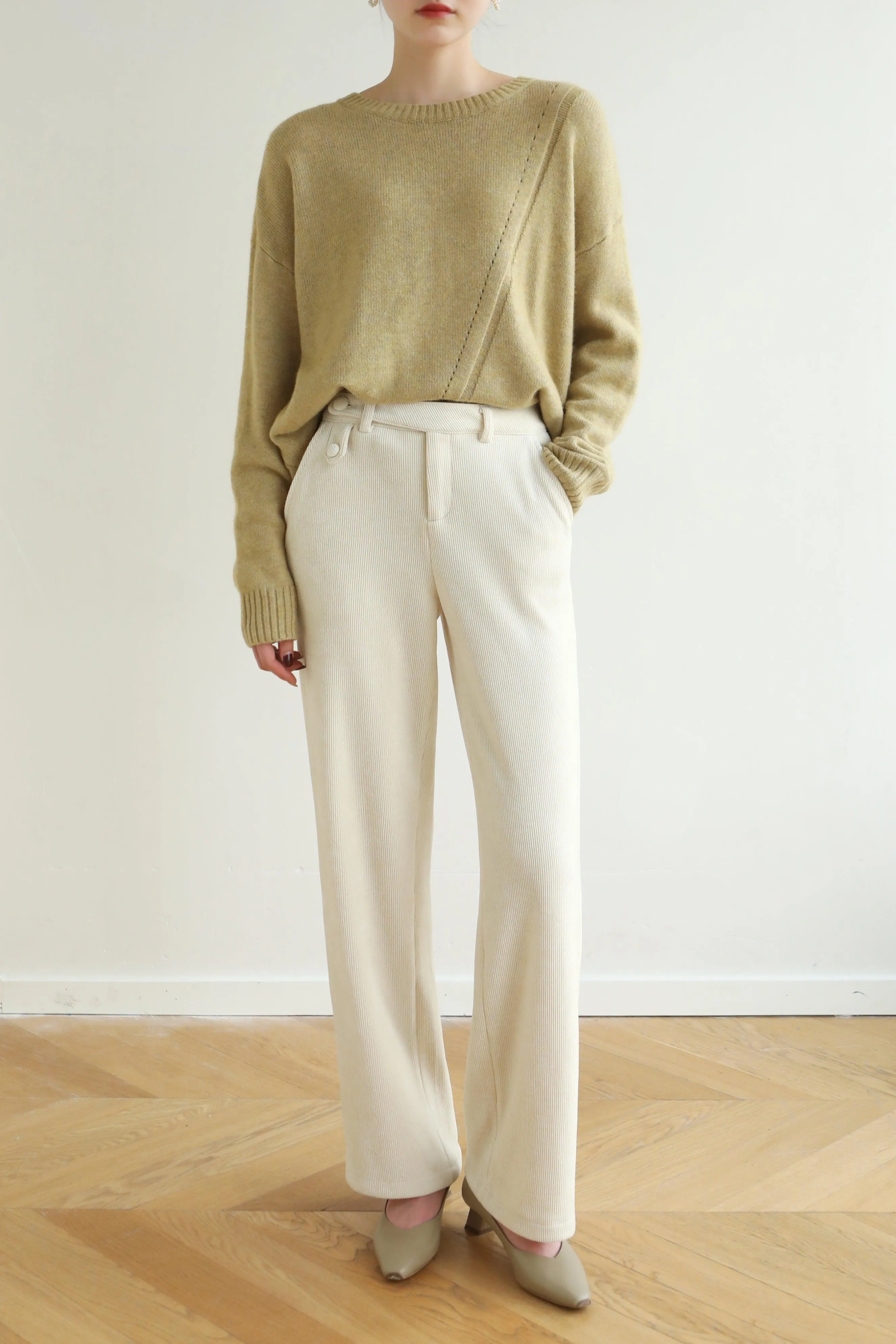 Sunday Groove Cashmere Blend Sweater - Ginger