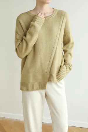 Sunday Groove Cashmere Blend Sweater - Ginger