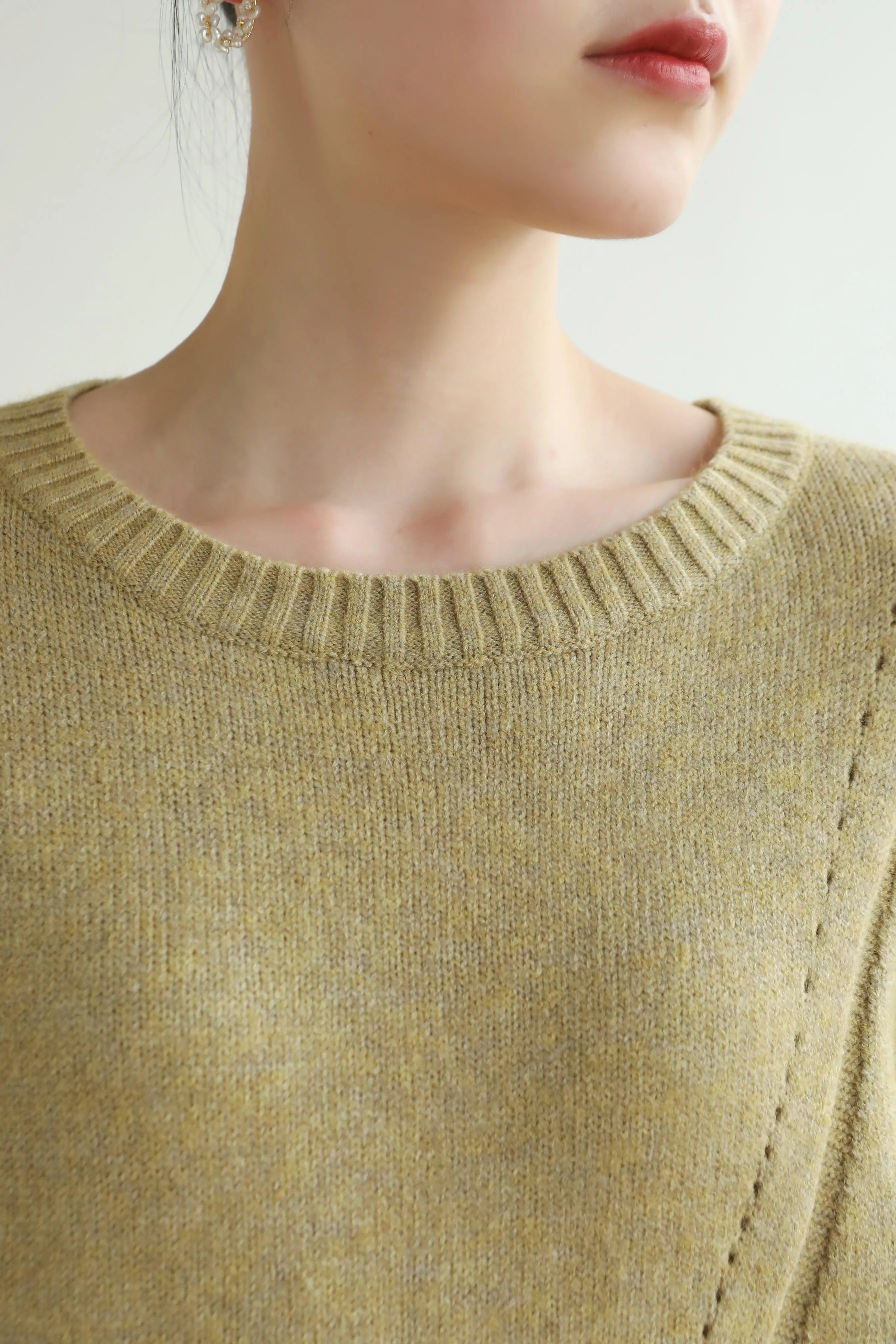Sunday Groove Cashmere Blend Sweater - Ginger