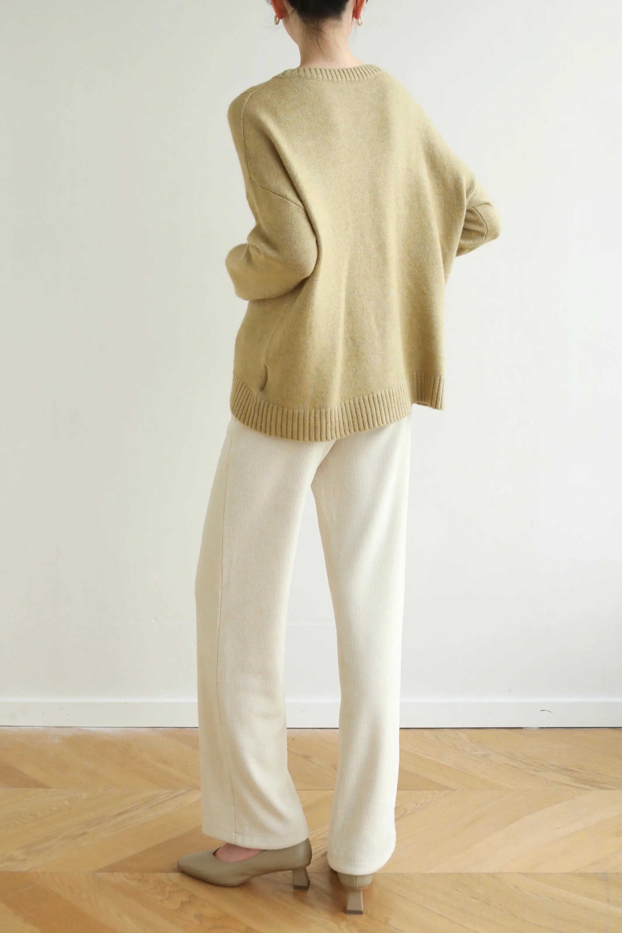 Sunday Groove Cashmere Blend Sweater - Ginger