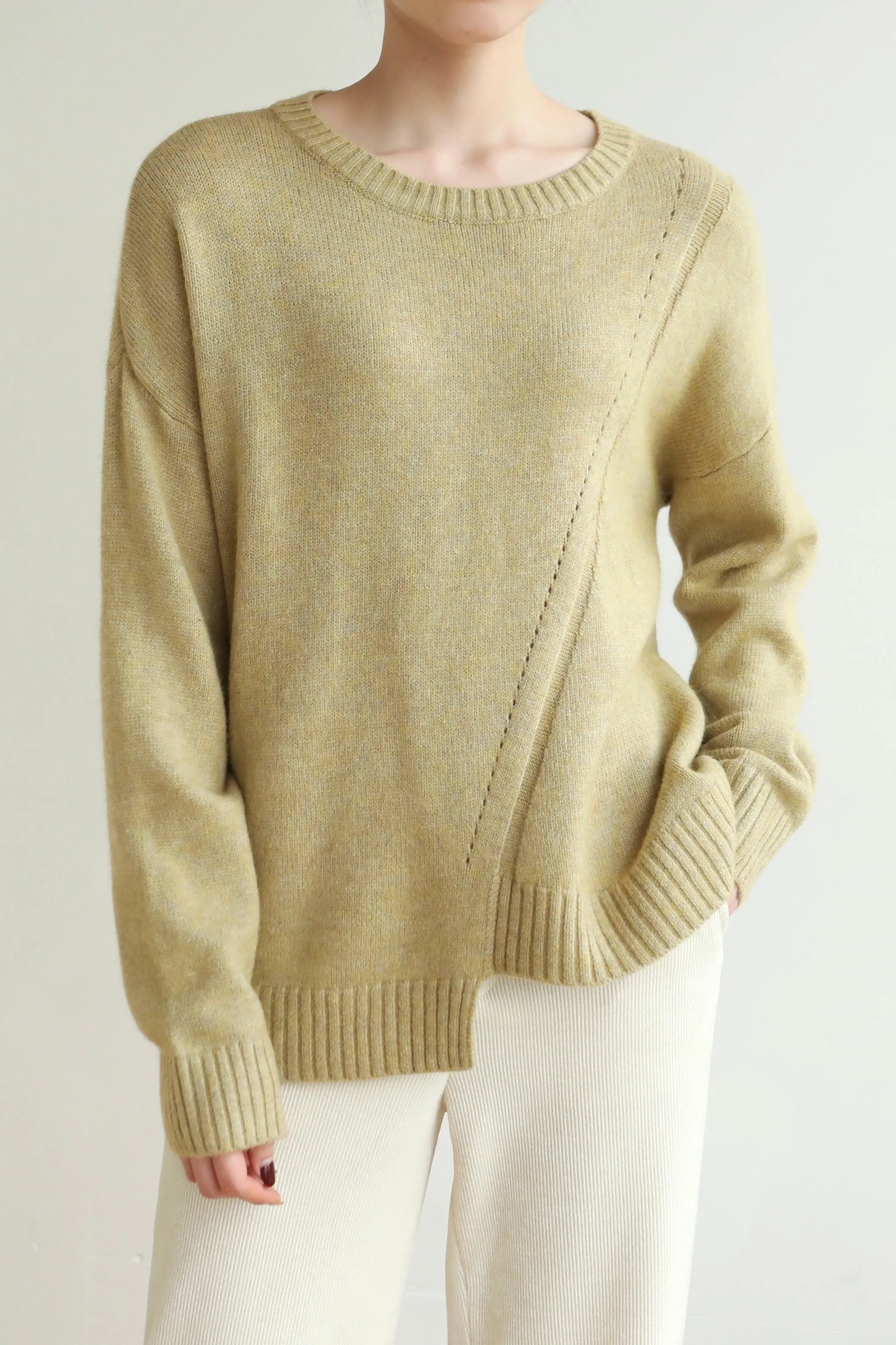 Sunday Groove Cashmere Blend Sweater - Ginger