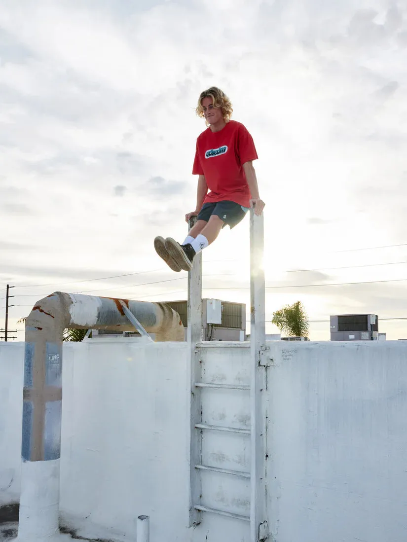 Surf Vitals II Tee- Ribbon Red
