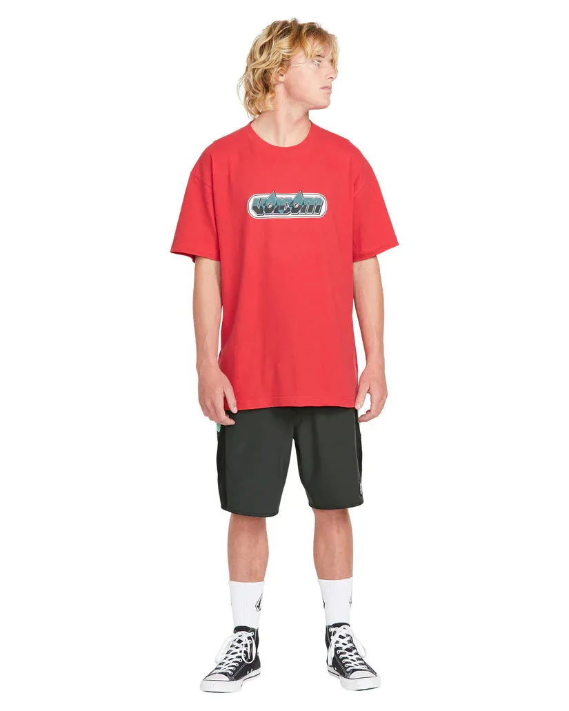 Surf Vitals II Tee- Ribbon Red