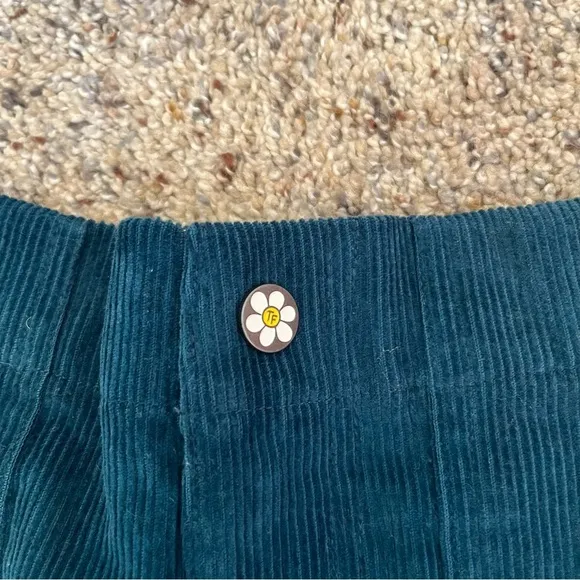Teddy Fresh Blue Corduroy Shorts Size XS
