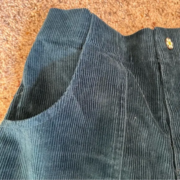 Teddy Fresh Blue Corduroy Shorts Size XS