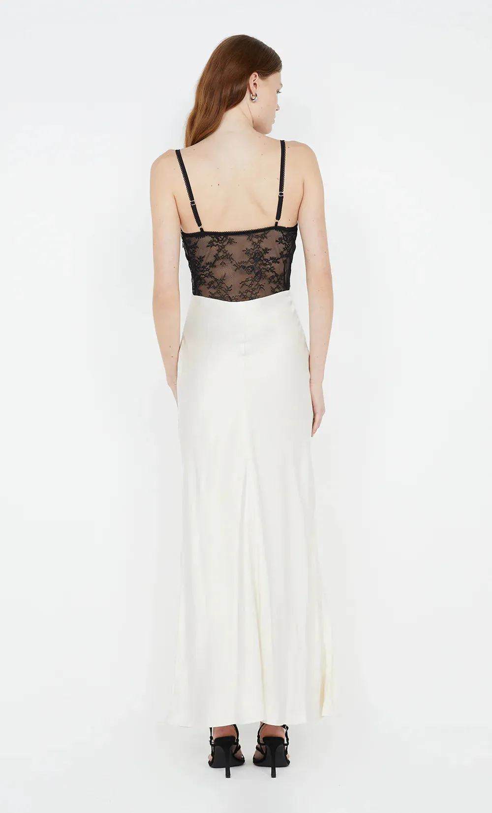 Tereza Keyhole Dress - Ivory