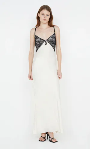 Tereza Keyhole Dress - Ivory