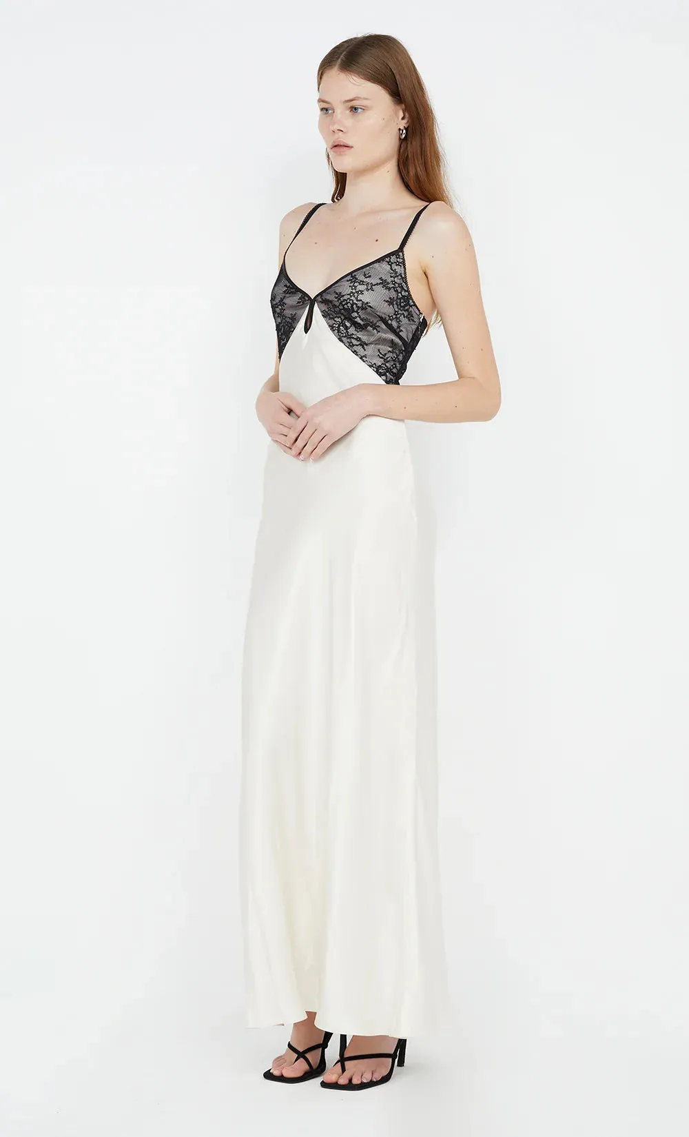 Tereza Keyhole Dress - Ivory