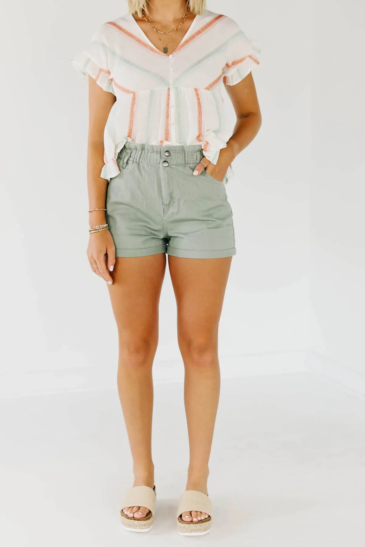 The Franco Elastic Waist Shorts